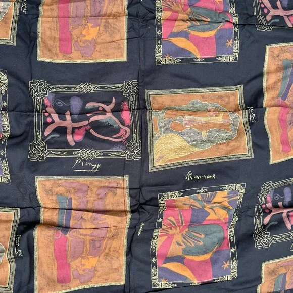 90's chunk fabric abstract famous artists ~55 in. x 40 in. PICASSO MATISSE - Picture 1 of 5